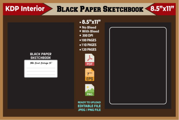 Black Paper Sketchbook KDP Interiors: A Creator's Guide