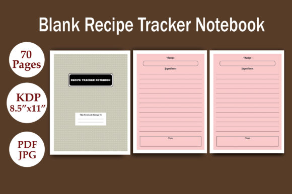 Blank Recipe Book KDP Interiors: Layout Guide