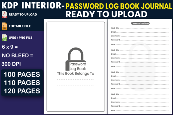 Building a KDP Business with High-Quality Password Log Book Interiors