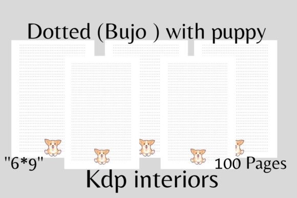 Dotted KDP Interiors Bujo with Puppy: A Practical Guide for Creators and Planners