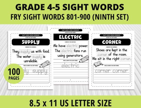 Evaluating Fry Sight Words Set 10 Assets for KDP Publishing and Education