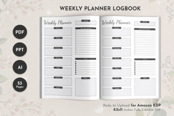 Evaluating Weekly Plan Planner KDP Interiors for Low-Content Publishing