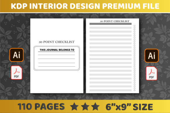 KDP Interiors 30 Point Checklist for Flawless Books
