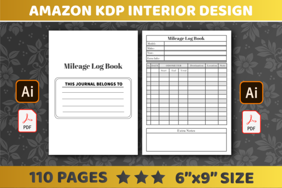 KDP Interiors Design Mileage Log Book: A Strategic Asset for Low-Content Publishers