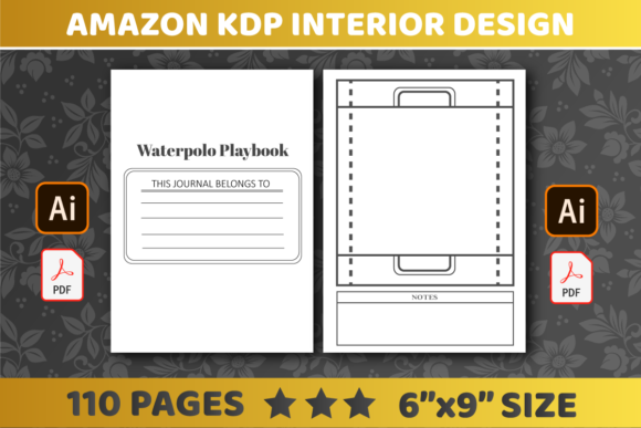 KDP Interiors Design Waterpolo-Playbook: Streamlining Your Low-Content Publishing Workflow