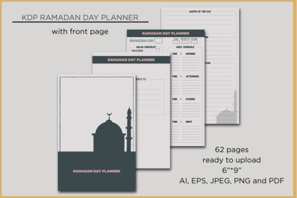 KDP Interiors Ramadan Day Planner Book: A Strategic Asset for Low-Content Publishers