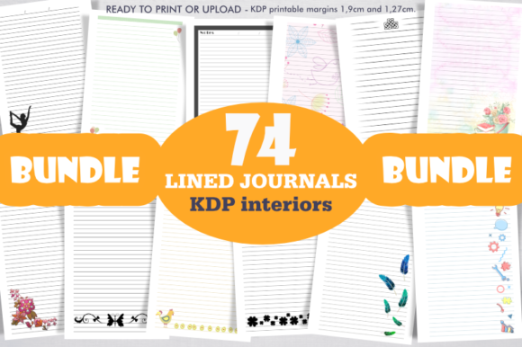 Mastering KDP Publishing with Bundle 74 Lined Journals: A Comprehensive Guide to Interior Design