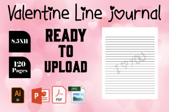 Valentine Line Journal - KDP Interiors: Strategic Asset Development for Low-Content Publishing