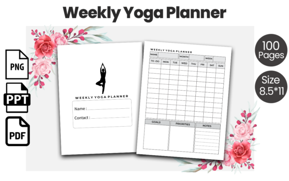 Weekly Yoga Planner KDP Interiors: Streamlining Low-Content Book Creation