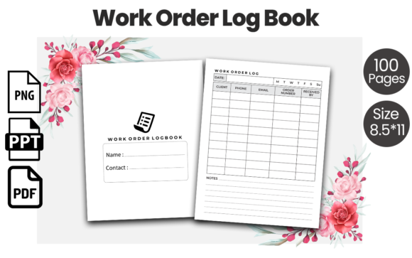 Work Order Log KDP Interiors: Ready-to-Upload Files