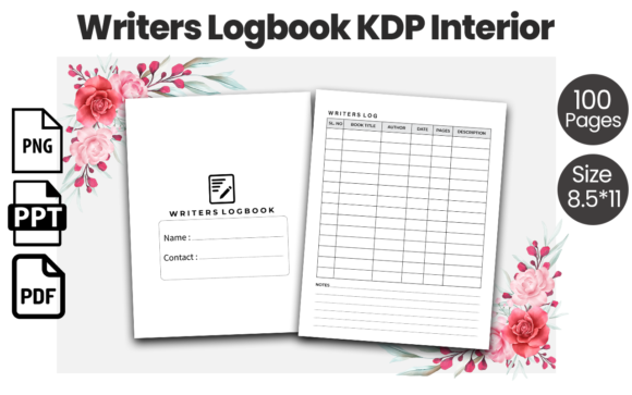 Writers Logbook KDP Interiors: Streamlining Your Low-Content Publishing Workflow